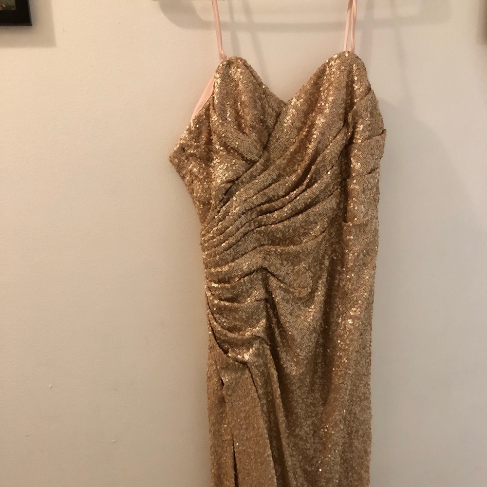 Rose Gold Ball Gown